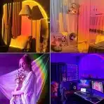 CORATED RGB LED sunset projektor z USB stojalom - slika 4