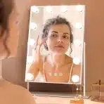 HANSONG osvetljeno make-up ogledalo z 12 LED žarnicami - slika 5