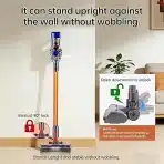 KENVOR krtača za Dyson z LED osvetlitvijo - slika 3