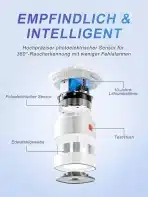 HEIMAN Komplet 5 mini detektorjev dima z 10-letno baterijo - slika 3