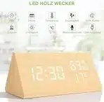 VORRINC lesena digitalna budilka - slika 3