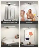 HOMMIE 30 cm LED svetilka za ogledalo 5 W - 4000 K - slika 4