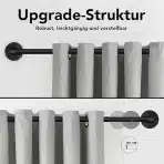 GEEBOBO raztegljiva industrijska karnisa - 76–152 cm - slika 2