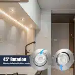 6x LED vgradni reflektor 6W - slika 2