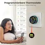 MIUCDA pametni vrtljivi Wi-Fi termostat za vodno talno ogrevanje - slika 4