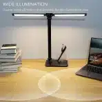 IVICT LED namizna svetilka z dvojno roko in USB priključkom - slika 4