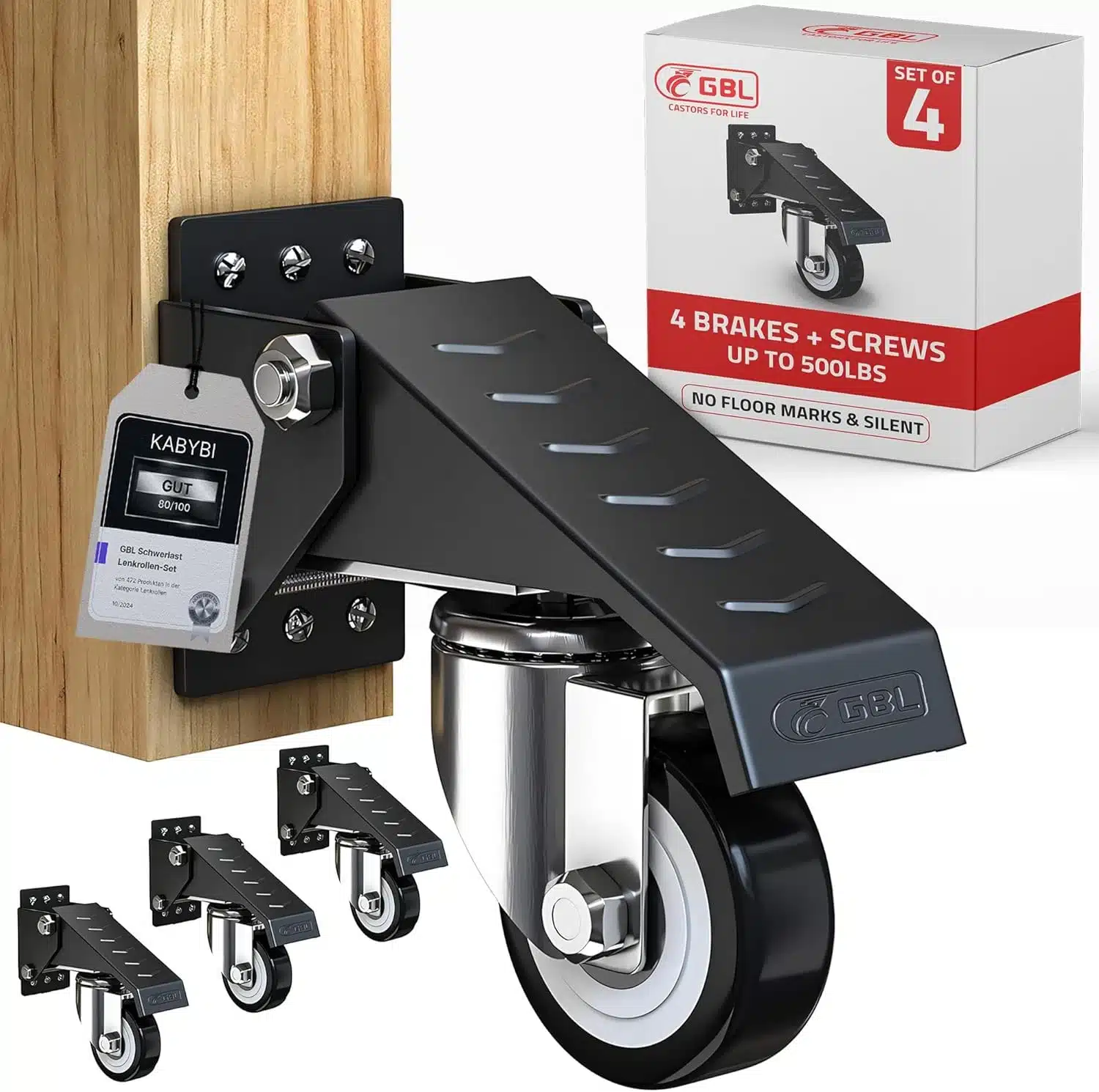 814uLhwO7SL._AC_SL1500 4x GBL industrijska kolesa za pohištvo 225kg - slika 1
