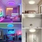 ONDTA 45 W LED stropna svetilka RGB z daljinskim upravljalnikom - 57 cm - slika 3