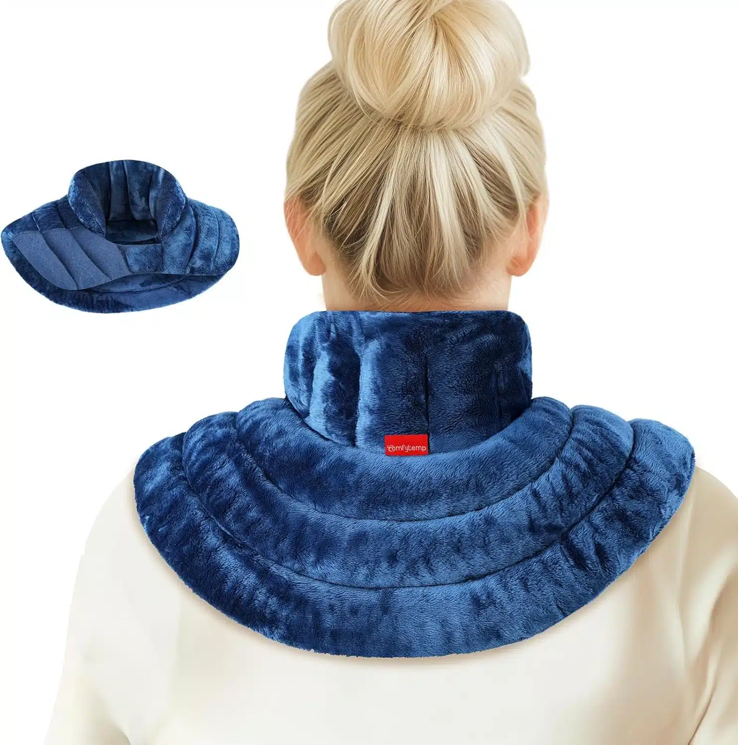 81IDLtFzIfL._AC_SL1500 COMFYTEMP 1,1 kg obtežena grelna blazina za vrat - slika 1