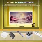 PAUTIX 3 m USB RGB COB LED trak z Bluetooth aplikacijo - slika 6