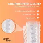 LICHTENHEIM nedrseča transparentna podloga za tuš - 53 × 53 cm - slika 3