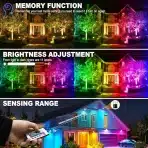 RIGIDON 50 W  RGB LED zunanji reflektor z daljinskim upravljalnikom - slika 3