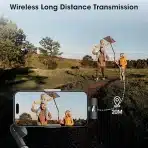 HMKCH K30 brezžični lavalier mikrofon za iPhone, Android in računalnik - slika 4
