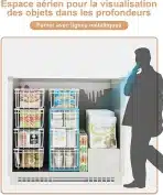 6x UMDONX košara za zamrzovalnik z ročajem - slika 5