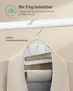 50x SONGMICS plastični obešalniki - slika 2