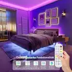 PAUTIX 3 m USB RGB COB LED trak z Bluetooth aplikacijo - slika 3
