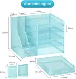 VITVITI namizni organizator za dokumente moder - slika 5