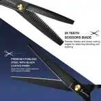 Bozhihong frizerski komplet škarij  17 cm - slika 4