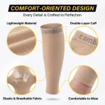 2x CAMBIVO kompresijski rokavi za meča 20-30 mmHg XL - slika 4