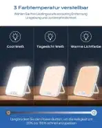 DAXING svetlobna terapijska LED svetilka 10000 Lux - slika 2