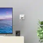 2x FGB CAT7 keystone mrežni adapter RJ45 bel - slika 3