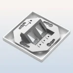2x FGB CAT7 keystone mrežni adapter RJ45 bel - slika 5