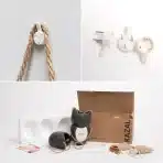 3x Kazai Ellie stenski cvetlični lonček - grafit - slika 6