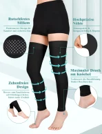 2x Evolyline medicinske kompresijske nogavice 15-20 mmHg S - slika 3