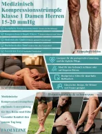2x Evolyline medicinske kompresijske nogavice 15-20 mmHg S - slika 5