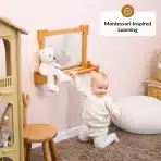 ODOXIA Montessori ogledalo z oprijemalom za malčke - slika 2