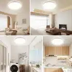 ONDTA LED stropna svetilka 22 W Ø42 cm z daljincem - slika 4