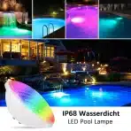 KOLLNIUN rgb led bazenski reflektor 54 w - slika 5