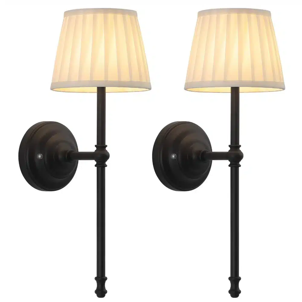 Rechargeable_Wall_Lamp_01 2x VISDANFO LED stenska svetilka z baterijo in daljincem - slika 1