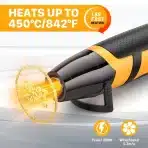 SEEKONE mini vročezračna pištola 350 W 260–450 °C - slika 3