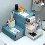 2x OSTWOLKE A4 predalni namizni organizator moder - slika 2