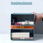 2x OSTWOLKE A4 predalni namizni organizator moder - slika 4