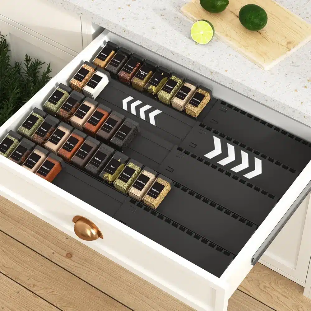 Spice_Rack_Drawer_01 Homhut raztegljiv organizator za začimbe 5 nivojev - slika 1