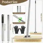 TZEKING žična metla za mah s teleskopskim ročajem 160 cm - slika 2