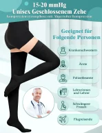 2x Evolyline medicinske kompresijske nogavice 15-20 mmHg 4XL - slika 2