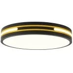 WOKNOS LED stropna svetilka 30 cm črno zlata - slika 7