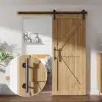 WOLFBIRD ročaj za drsna vrata 24 cm črn - slika 4