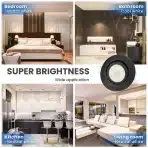 6x cloksh vgradni led reflektor 5 w ip44 - slika 7
