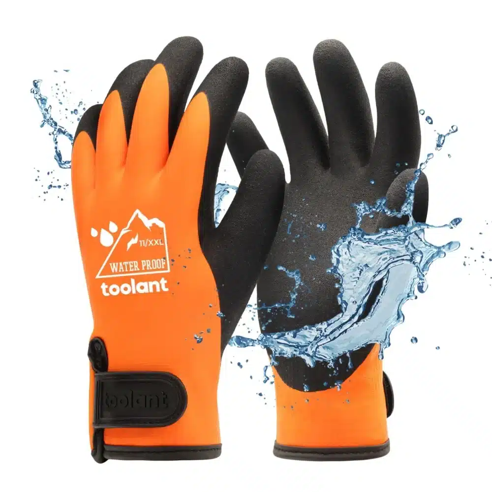 toolant_Latex_Full_01 toolant zimske vodoodporne delovne rokavice XXL oranžne - slika 1
