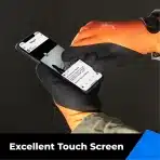 toolant zimske vodoodporne delovne rokavice XXL oranžne - slika 5