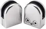 24x UYOYOUS nosilci za steklo inox 6–8 mm srebrni - slika 6