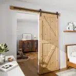 WOLFBIRD drsni sistem za vrata 200 cm črn - slika 4