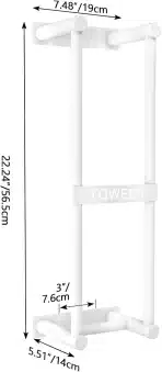 STWWO stenski nosilec za brisače 56cm - slika 2