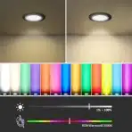 5x KYOTECH 90mm RGB LED vgradni reflektor - 5 W - slika 2