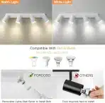 FORCOSO stropna svetilka s 4 nastavljivimi reflektorji - slika 2