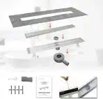 SANITEMODAR 30cm tuš kanaleta iz nerjavnega jekla - slika 4